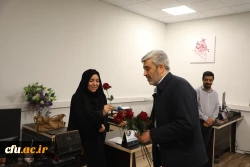 گزارش تصویری دیدار رییس دانشگاه فرهنگیان 
با کارکنان سازمان مرکزی به مناسبت ولادت حضرت فاطمه  زهرا (س)  و روز زن 3