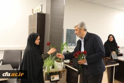گزارش تصویری دیدار رییس دانشگاه فرهنگیان 
با کارکنان سازمان مرکزی به مناسبت ولادت حضرت فاطمه  زهرا (س)  و روز زن 4