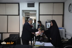 گزارش تصویری دیدار رییس دانشگاه فرهنگیان 
با کارکنان سازمان مرکزی به مناسبت ولادت حضرت فاطمه  زهرا (س)  و روز زن 6