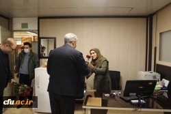 گزارش تصویری دیدار رییس دانشگاه فرهنگیان 
با کارکنان سازمان مرکزی به مناسبت ولادت حضرت فاطمه  زهرا (س)  و روز زن 9