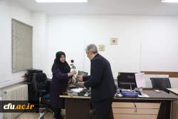 گزارش تصویری دیدار رییس دانشگاه فرهنگیان 
با کارکنان سازمان مرکزی به مناسبت ولادت حضرت فاطمه  زهرا (س)  و روز زن 2