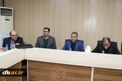 نشست صمیمانه جناب آقای دکتر برزویی  رییس محترم دانشگاه فرهنگیان و هیات همراه با کارکنان اداری دانشگاه فرهنگیان هرمزگان 9