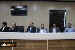 جلسه صمیمانه اساتید و اعضای هیات علمی دانشگاه فرهنگیان استان هرمزگان با حضور دکتر برزویی، رییس دانشگاه فرهنگیان کشور و هیات همراه  7