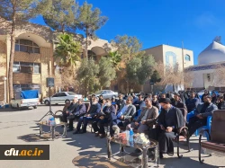 دومین سالگرد تدفین شهید گمنام در پردیس رسالت زاهدان برگزار شد. 4