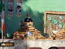 دومین سالگرد تدفین شهید گمنام در پردیس رسالت زاهدان برگزار شد. 6