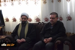 دیدار اعضای هیات رئیسه دانشگاه فرهنگیان کرمانشاه با خانواده شهید اکبر نظری 3