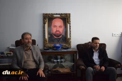 دیدار اعضای هیات رئیسه دانشگاه فرهنگیان کرمانشاه با خانواده شهید اکبر نظری 7