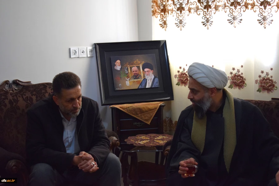 دیدار اعضای هیات رئیسه دانشگاه فرهنگیان کرمانشاه با خانواده شهید اکبر نظری 9