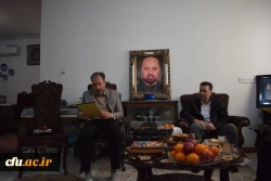 دیدار اعضای هیات رئیسه دانشگاه فرهنگیان کرمانشاه با خانواده شهید اکبر نظری 11