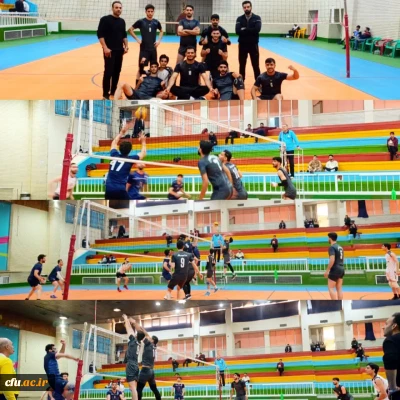 تیم والیبال دانشگاه فرهنگیان همدان قهرمان مسابقات ورزشی دانشگاه های استان