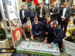 ادای احترام مشاور وزیر آموزش وپرورش در دانشگاه فرهنگیان به مقام حاج قاسم 2