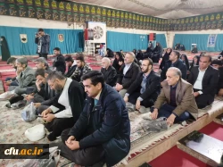 ادای احترام شرکت کنندگان دردومین همایش ملی «آموزه های تربیت در مکتب شهیدسلیمانی»به مقام شامخ سردار شهید حاج قاسم سلیمانی  5