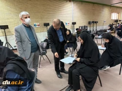 بازدید سرپرست معاونت آموزشی و تحصیلات تکمیلی دانشگاه فرهنگیان از روند برگزاری امتحانات 3