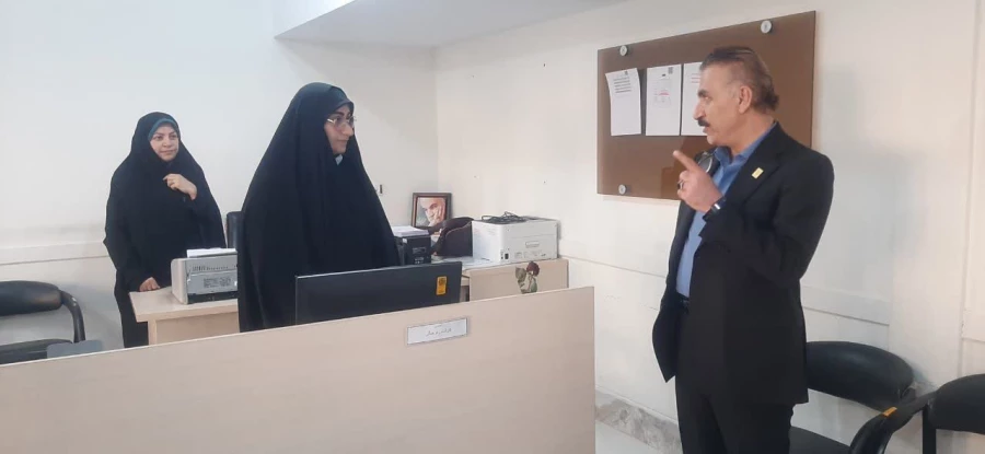 بازدید سرپرست معاونت آموزشی و تحصیلات تکمیلی دانشگاه فرهنگیان از روند برگزاری امتحانات 5