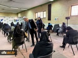 بازدید سرپرست معاونت آموزشی و تحصیلات تکمیلی دانشگاه فرهنگیان از روند برگزاری امتحانات 6