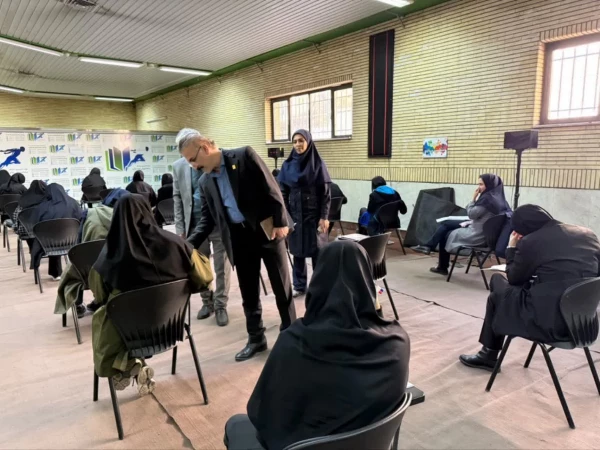 بازدید سرپرست معاونت آموزشی و تحصیلات تکمیلی دانشگاه فرهنگیان از روند برگزاری امتحانات 6