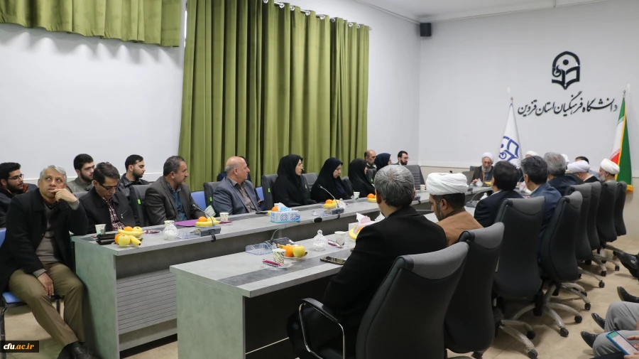 آیین تکریم و معارفه مسئول نهاد نمایندگی مقام معظم رهبری در دانشگاه فرهنگیان استان قزوین 4