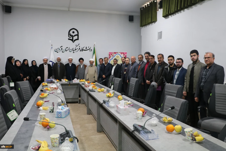 آیین تکریم و معارفه مسئول نهاد نمایندگی مقام معظم رهبری در دانشگاه فرهنگیان استان قزوین 11