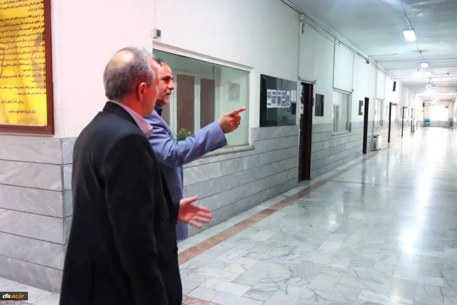 بازدید مجتبی حیدری معاونت توسعه و منابع دانشگاه از پردیس شهید هاشمی نژاد و مراکز تابعه این پردیس
 4