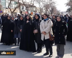 حضور پرشور اساتید، کارکنان و دانشجومعلمان دانشگاه فرهنگیان استان کردستان در راهپیمایی 22 بهمن 22