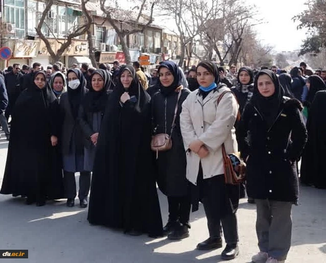 حضور پرشور اساتید، کارکنان و دانشجومعلمان دانشگاه فرهنگیان استان کردستان در راهپیمایی 22 بهمن 22