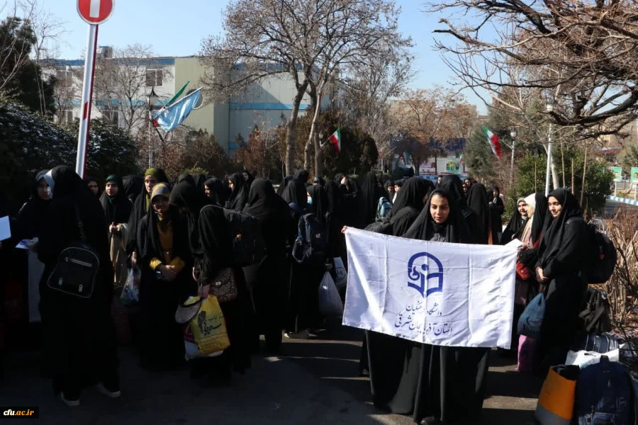 اعزام  بزرگترین کاروان دانشجومعلمان دانشگاه فرهنگیان آذربایجان شرقی  به مناطق جنوب کشور 3