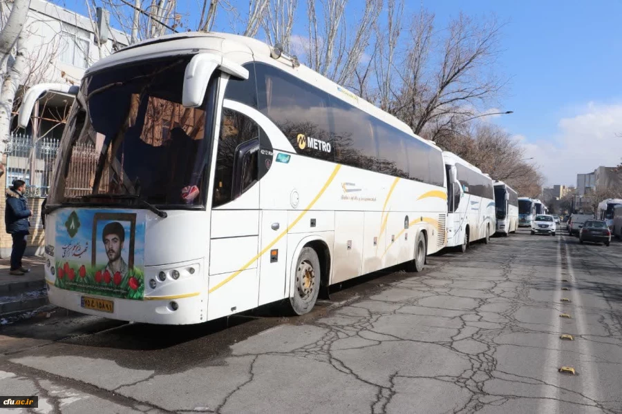 اعزام  بزرگترین کاروان دانشجومعلمان دانشگاه فرهنگیان آذربایجان شرقی  به مناطق جنوب کشور 7