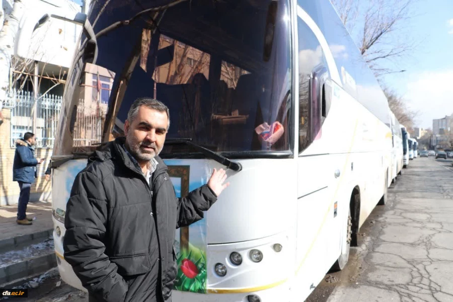 اعزام  بزرگترین کاروان دانشجومعلمان دانشگاه فرهنگیان آذربایجان شرقی  به مناطق جنوب کشور 9