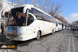 اعزام  بزرگترین کاروان دانشجومعلمان دانشگاه فرهنگیان آذربایجان شرقی  به مناطق جنوب کشور 21