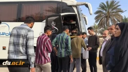  بدرقه دانشجومعلمان پردیس شهید بهشتی ( دانشگاه فرهنگیان هرمزگان )برای اعزام به اردوی راهیان نور 8