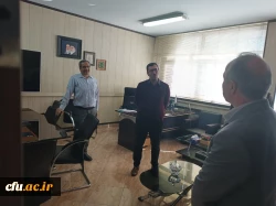 دیدار معاونت محترم برنامه ریزی و توسعه منابع جهت تکریم روز مهندس 7