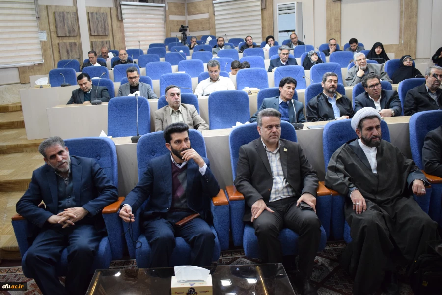 تجلیل از رئیس، معاون و استاد دانشگاه فرهنگیان کرمانشاه در مراسم تجلیل از اساتید جهادگر استان 8