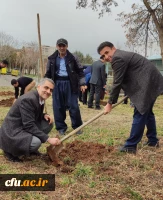 آیین کاشت نهال به نیابت از شهدای دانشجومعلم استان کردستان در دانشگاه فرهنگیان برگزار شد 8