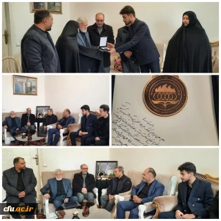 اهدای مدال المپیاد علمی دانشجومعلم همدانی به خانواده شهید دکتر مالک رحمتی