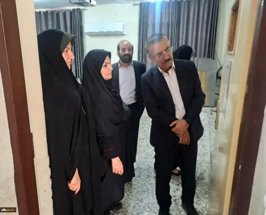 بازدید معاون آموزشی سازمان مرکزی دانشگاه فرهنگیان از مراکز آموزش عالی استان خوزستان 2