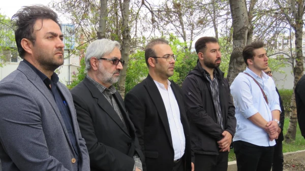 تجمع دانشگاهیان دانشگاه فرهنگیان اردبیل دراعتراض به جنایات رژیم صهیونیستی در غزه
