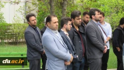 تجمع دانشگاهیان دانشگاه فرهنگیان اردبیل دراعتراض به جنایات رژیم صهیونیستی در غزه
