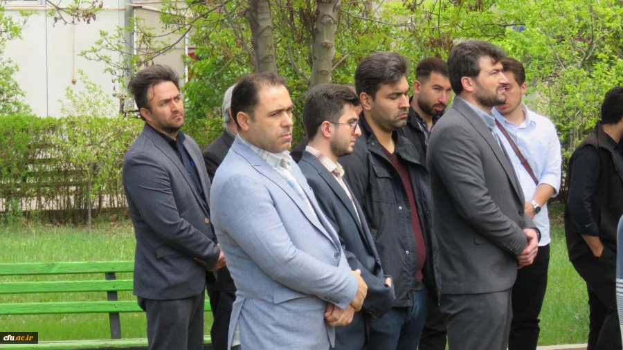 تجمع دانشگاهیان دانشگاه فرهنگیان اردبیل دراعتراض به جنایات رژیم صهیونیستی در غزه
