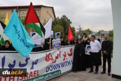 اجتماع دانشجو معلمان ، اساتید و کارکنان دانشگاه فرهنگیان آذربایجان شرقی در حمایت از مردم مظلوم فلسطین و غزه 3