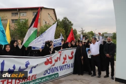 اجتماع دانشجو معلمان ، اساتید و کارکنان دانشگاه فرهنگیان آذربایجان شرقی در حمایت از مردم مظلوم فلسطین و غزه 5