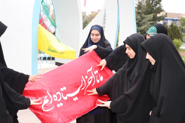 اجتماع دانشجو معلمان ، اساتید و کارکنان دانشگاه فرهنگیان آذربایجان شرقی در حمایت از مردم مظلوم فلسطین و غزه 14