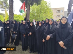 تجمع اعتراضی دانشجویان دانشگاه فرهنگیان کرمانشاه در محکومیت جنایات رژیم صهیونیستی 5