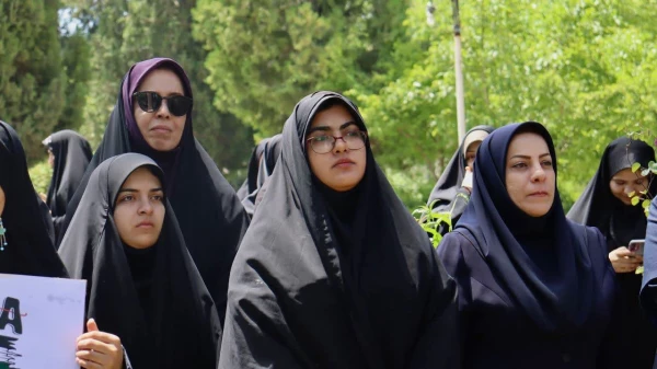 تجمع اعتراضی دانشجویان دانشگاه فرهنگیان کرمانشاه در محکومیت جنایات رژیم صهیونیستی 6