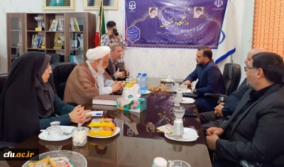  

بازدید عضو هیئت رئیسه مجلس از پردیس حضرت فاطمه الزهرا (س) دانشگاه فرهنگیان خوزستان