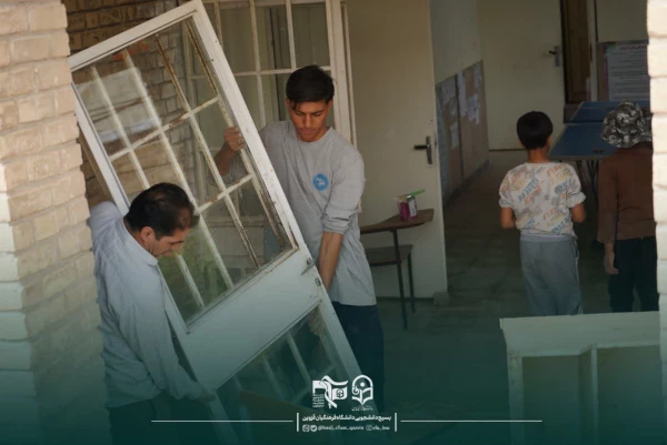 جهاد دانشجومعلمان دانشگاه فرهنگیان قزوین برای شاداب سازی مدارس 5