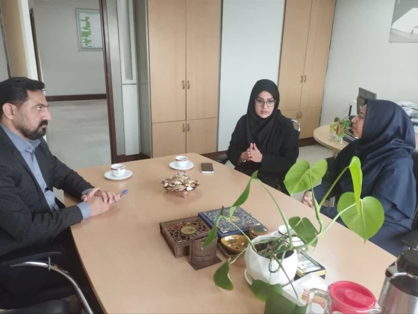 دیدار با معاون اداره کل دفتر برنامه ریزی و گسترش 3