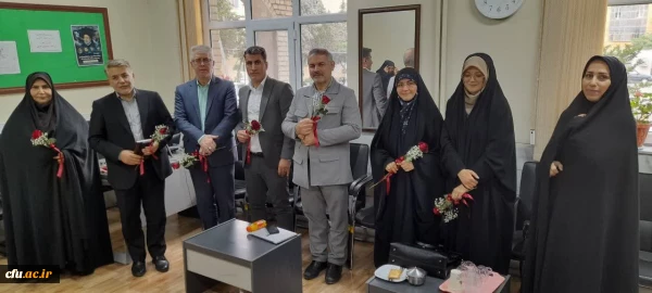 بازدید رییس مرکز نظارت، ارزیابی و تضمین کیفیت دانشگاه فرهنگیان از پردیس امیر کبیر البرز 2