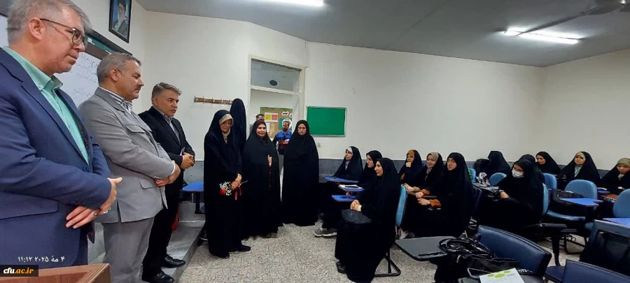 بازدید رییس مرکز نظارت، ارزیابی و تضمین کیفیت دانشگاه فرهنگیان از پردیس امیر کبیر البرز 3
