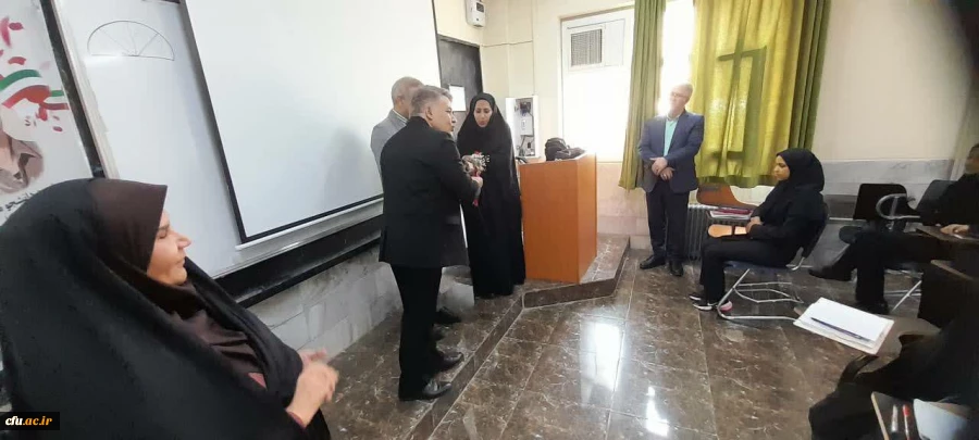 بازدید رییس مرکز نظارت، ارزیابی و تضمین کیفیت دانشگاه فرهنگیان از پردیس امیر کبیر البرز 5