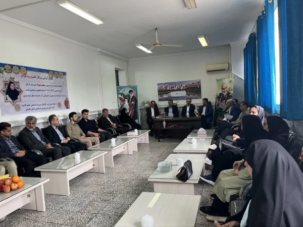 بازدید مدیر امور مدارس وابسته و کارورزی دانشگاه فرهنگیان از مدارس وابسته آموزشی استان گلستان 8